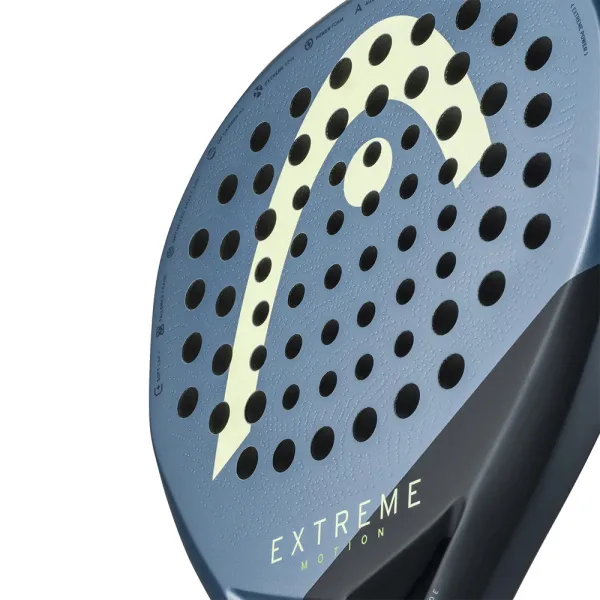 Ракетка для падела HEAD Extreme Motion, 223135, для профессионалов, углеродное волокно, темно-синий за 26&nbsp;894 ₽ в Казани