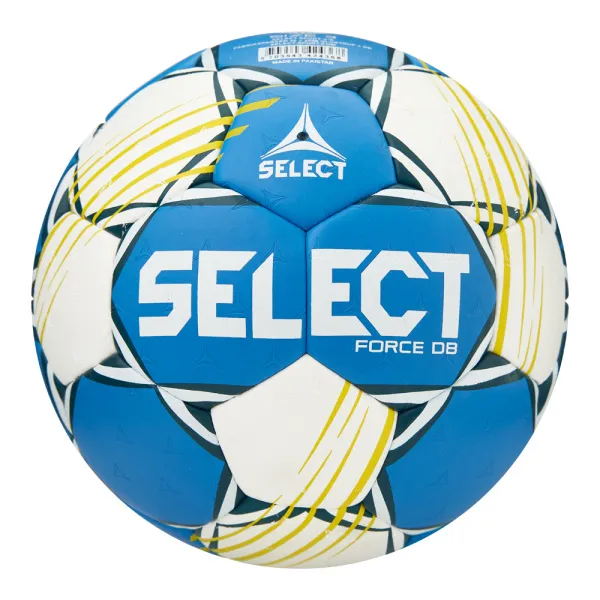 Мяч ганд. SELECT HB FORCE DB V25, 1622858205, Senior (р.3), EHF Appr,ПУ, гибр.сш., сине-белый за 8&nbsp;438.80 ₽ в Казани