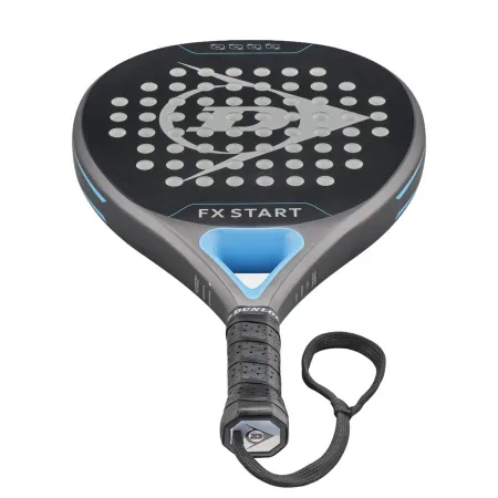 Ракетка для падела Dunlop FX Start, 10370737, для начинающих, гибрид, графит, черно-синий за 13&nbsp;175 ₽ купить в Казани