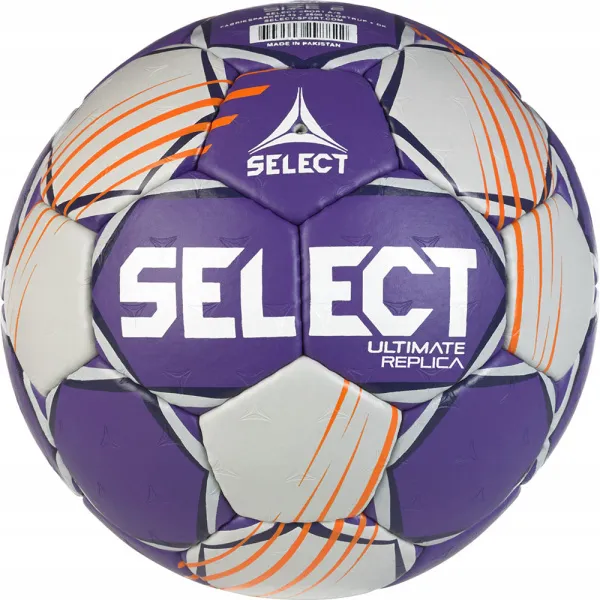 Мяч ганд. SELECT Ultimate Official EHF V24, 1612858999, Senior(р.3), EHF Appr, ПУ, руч.сш, фиол-сер за 15&nbsp;504 ₽ в Казани
