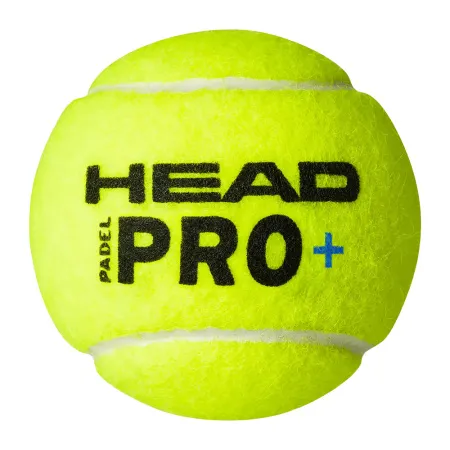 Мяч для падела HEAD Padel Pro+, 540203, уп.3 шт, FIP Approved, войлок,нат.резина,желтый за 933.30 ₽ купить в Казани
